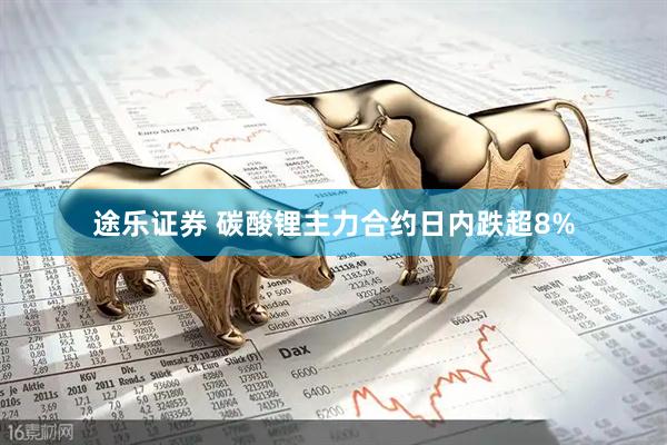 途乐证券 碳酸锂主力合约日内跌超8%