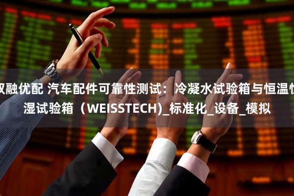 双融优配 汽车配件可靠性测试：冷凝水试验箱与恒温恒湿试验箱（WEISSTECH)_标准化_设备_模拟